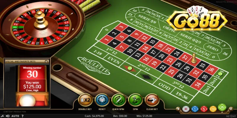 Live casino Go88: Trải nghiệm sòng bạc đỉnh cao 2024 3 Sảnh casino roulette Go88