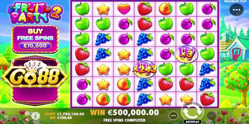 Nổ Hũ Hoa Quả Go88 - Bùng nổ jackpot khủng, hấp dẫn 2 Giao diện nổ hũ hoa quả Go88