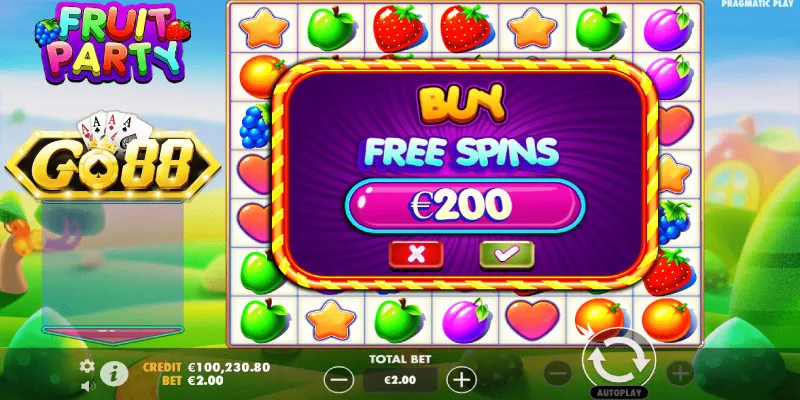 Nổ Hũ Hoa Quả Go88 - Bùng nổ jackpot khủng, hấp dẫn 4 Vòng quay miễn phí nổ hũ hoa quả Go88