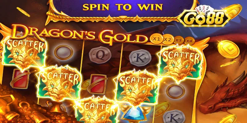 Nổ Hũ Rồng Vàng Go88: Chinh phục jackpot cực khủng 3 Biểu tượng Scatter nổ hũ rồng vàng Go88