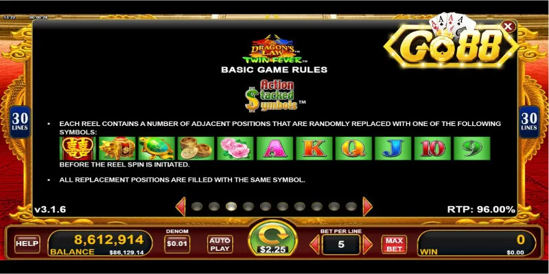Nổ Hũ Song Long Go88 - Game nổ hũ dễ kiếm tiền nhất 3 Biểu tượng đặc biệt nổ hũ song long