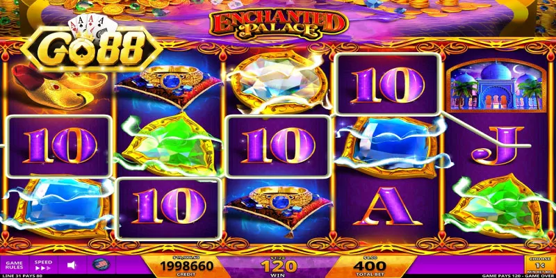 Giới thiệu game Nổ Hũ Thần Đèn Go88 mới nhất 4 Giao diện đẹp mắt của nổ hũ thần đèn Go88
