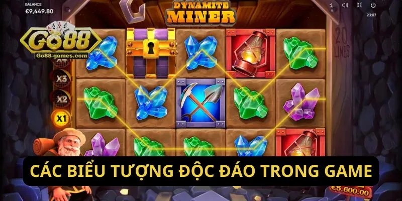 Nổ Hũ Thợ Mỏ: Giới Thiệu Slot Game Mới Nhất Tại Go88 2 Các biểu tượng độc đáo trong game