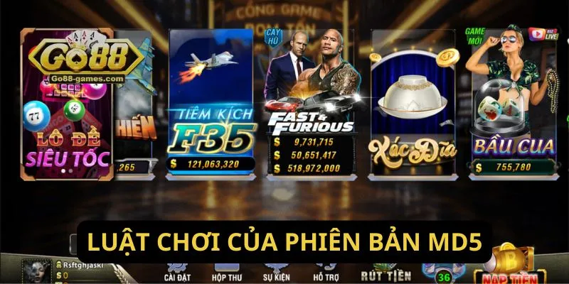 Cách Chơi Xóc Đĩa MD5 Trực Tuyến Luôn Thắng Tại Go88 2 Luật chơi của phiên bản MD5