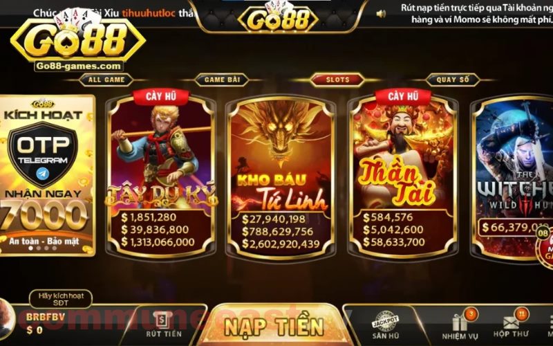 Khuyến Mãi Nổ Hũ Go88: Cơ Hội Kiếm Tiền Mới Nhất 2 Khuyến Mãi Nổ Hũ Go88