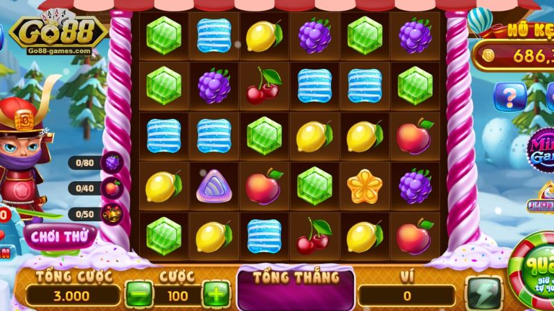 Candy Fruit: Game Slot Ngọt Ngào, Tràn Ngập Phần Thưởng! 4 Candy Fruit